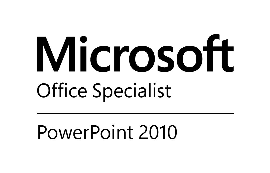 Microsoft Certified Powerpoint logo